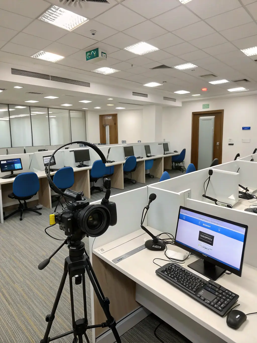 A photo of a training session where Phone Systems Atlanta is teaching employees how to use the Zultys system effectively.